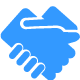 Mortgage handshake icon